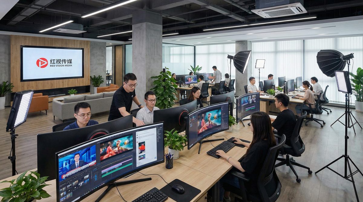 探花影视传媒公司办公室